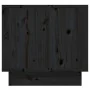 Mesita de noche madera maciza de pino negro 35x34x32 cm de , Mesitas de noche - Ref: Foro24-813403, Precio: 41,67 €, Descuent...