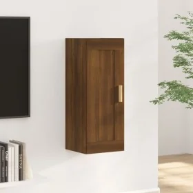 Armario de pared madera de ingeniería marrón roble 35x34x90 cm by , Shelves and shelves - Ref: Foro24-817452, Price: 35,54 €,...