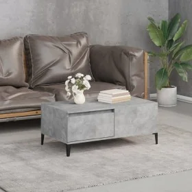 Mesa de centro madera contrachapada gris hormigón 90x50x36,5 cm by , Coffee table - Ref: Foro24-821120, Price: 69,79 €, Disco...