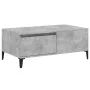 Mesa de centro madera contrachapada gris hormigón 90x50x36,5 cm de , Mesas de centro - Ref: Foro24-821120, Precio: 69,65 €, D...