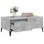 Mesa de centro madera contrachapada gris hormigón 90x50x36,5 cm de , Mesas de centro - Ref: Foro24-821120, Precio: 69,65 €, D...