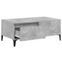Mesa de centro madera contrachapada gris hormigón 90x50x36,5 cm de , Mesas de centro - Ref: Foro24-821120, Precio: 69,65 €, D...