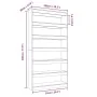 Estantería madera contrachapada gris Sonoma 100x30x198 cm von , Bücherregale und Regale - Ref: Foro24-813642, Preis: 121,23 €...