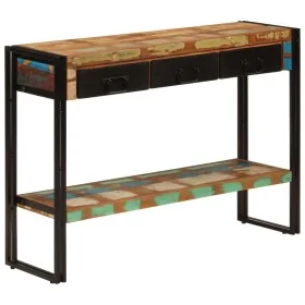 Mesa consola madera maciza reciclada 110x30x76 cm by , Side tables - Ref: Foro24-348158, Price: 206,91 €, Discount: %