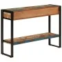 Mesa consola madera maciza reciclada 110x30x76 cm by , Side tables - Ref: Foro24-348158, Price: 206,91 €, Discount: %