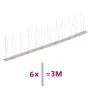 Set de 6 hileras pinchos contra pájaros y palomas 2 filas 3 m by , Animal repellents - Ref: Foro24-170234, Price: 19,92 €, Di...