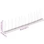 Set de 6 hileras pinchos contra pájaros y palomas 2 filas 3 m by , Animal repellents - Ref: Foro24-170234, Price: 19,92 €, Di...
