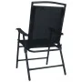 Sillas plegables de jardín 2 unidades textilene negro de , Sillas de jardín - Ref: Foro24-47923, Precio: 101,18 €, Descuento: %