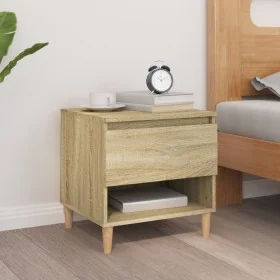 Mesita de noche madera contrachapada roble Sonoma 50x46x50 cm by , Nightstands - Ref: Foro24-819538, Price: 49,34 €, Discount: %