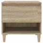 Mesita de noche madera contrachapada roble Sonoma 50x46x50 cm de , Mesitas de noche - Ref: Foro24-819538, Precio: 49,34 €, De...
