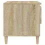 Mesita de noche madera contrachapada roble Sonoma 50x46x50 cm de , Mesitas de noche - Ref: Foro24-819538, Precio: 49,34 €, De...