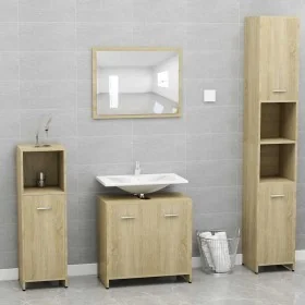 Conjunto de muebles de baño contrachapada color roble Sonoma von , Badezimmermöbel - Ref: Foro24-802582, Preis: 79,22 €, Raba...