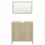 Conjunto de muebles de baño contrachapada color roble Sonoma von , Badezimmermöbel - Ref: Foro24-802582, Preis: 79,22 €, Raba...