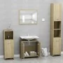 Conjunto de muebles de baño contrachapada color roble Sonoma von , Badezimmermöbel - Ref: Foro24-802582, Preis: 79,22 €, Raba...