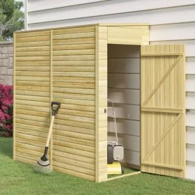 Caseta de almacenaje de jardín madera de pino 100x210x218 cm by , Sheds - Ref: Foro24-318201, Price: 638,49 €, Discount: %