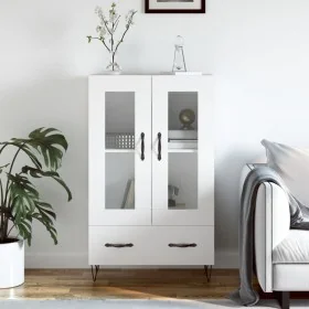 Aparador alto madera de ingeniería blanco 69,5x31x115 cm von , Sideboards - Ref: Foro24-828292, Preis: 95,80 €, Rabatt: %
