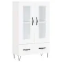 Aparador alto madera de ingeniería blanco 69,5x31x115 cm de , Aparadores - Ref: Foro24-828292, Precio: 95,78 €, Descuento: %