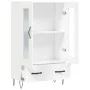 Aparador alto madera de ingeniería blanco 69,5x31x115 cm de , Aparadores - Ref: Foro24-828292, Precio: 95,78 €, Descuento: %
