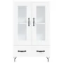 Aparador alto madera de ingeniería blanco 69,5x31x115 cm de , Aparadores - Ref: Foro24-828292, Precio: 95,78 €, Descuento: %