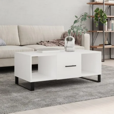 Mesa de centro madera contrachapada blanco 102x50x40 cm von , Couchtisch - Ref: Foro24-829324, Preis: 55,21 €, Rabatt: %