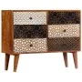 Aparador con estampado madera maciza de mango 90x30x70 cm by , Sideboards - Ref: Foro24-247916, Price: 303,67 €, Discount: %