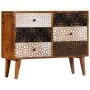 Aparador con estampado madera maciza de mango 90x30x70 cm by , Sideboards - Ref: Foro24-247916, Price: 303,67 €, Discount: %