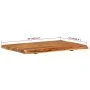 Encimera para armario tocador madera maciza acacia 80x52x3,8 cm de , Accesorios de lavabo - Ref: Foro24-286320, Precio: 110,4...