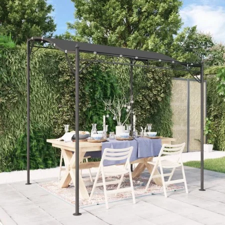 Toldo acero y tela gris antracita 2x2,3 m 180 g/m² de , Carpas y cenadores - Ref: Foro24-362392, Precio: 190,02 €, Descuento: %
