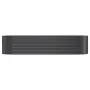 Jardinera arriate acero recubierto polvo antracita 322x100x68cm by , Pots and planters - Ref: Foro24-319071, Price: 112,69 €,...