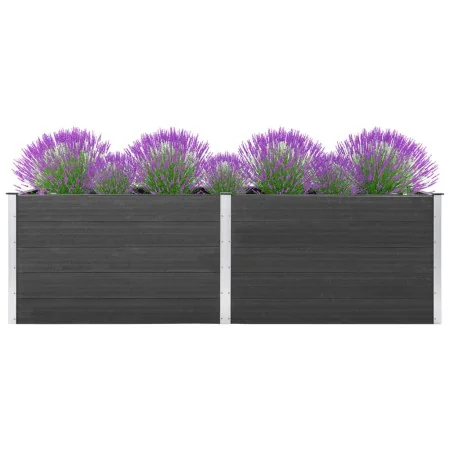 Arriate elevado de jardín WPC gris 200x50x91 cm de , Maceteros y jardineras - Ref: Foro24-318096, Precio: 406,84 €, Descuento: %
