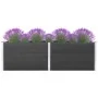 Arriate elevado de jardín WPC gris 200x50x91 cm de , Maceteros y jardineras - Ref: Foro24-318096, Precio: 406,84 €, Descuento: %