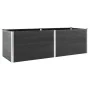 Arriate elevado de jardín WPC gris 200x50x91 cm de , Maceteros y jardineras - Ref: Foro24-318096, Precio: 406,84 €, Descuento: %