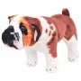 Perro bulldog de peluche de pie blanco y marrón XXL by , Stuffed animals - Ref: Foro24-91332, Price: 53,63 €, Discount: %