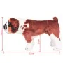 Perro bulldog de peluche de pie blanco y marrón XXL by , Stuffed animals - Ref: Foro24-91332, Price: 53,63 €, Discount: %