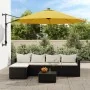 Sombrilla de pared con LED amarillo 290 cm de , Sombrillas - Ref: Foro24-362896, Precio: 109,13 €, Descuento: %