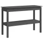Mesa consola madera maciza de pino gris 110x40x75 cm by , Side tables - Ref: Foro24-814301, Price: 102,78 €, Discount: %