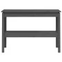 Mesa consola madera maciza de pino gris 110x40x75 cm by , Side tables - Ref: Foro24-814301, Price: 102,78 €, Discount: %