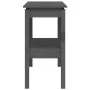 Mesa consola madera maciza de pino gris 110x40x75 cm by , Side tables - Ref: Foro24-814301, Price: 102,78 €, Discount: %