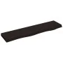 Estante de pared madera roble tratada marrón oscuro 80x20x4 cm von , Regale und Regale - Ref: Foro24-363780, Preis: 30,07 €, ...