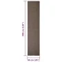 Alfombra de sisal natural marrón 66x300 cm de , Alfombras - Ref: Foro24-136338, Precio: 82,07 €, Descuento: %