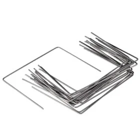 Nature Grapas para fijar toldo en el suelo metal 20 unidades 25x20 cm von , Haken und Klammern für Unkrautbekämpfungsnetze - ...