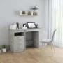 Escritorio de madera de ingeniería gris hormigón 140x50x76 cm von , Schreibtische - Ref: Foro24-3054784, Preis: 142,37 €, Rab...