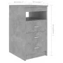 Escritorio de madera de ingeniería gris hormigón 140x50x76 cm von , Schreibtische - Ref: Foro24-3054784, Preis: 142,37 €, Rab...