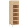 Zapatero madera de ingeniería roble Sonoma 30x35x105 cm von , Schränke und Lagerung - Ref: Foro24-829663, Preis: 57,86 €, Rab...