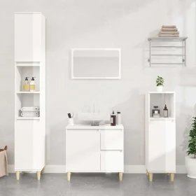 Armario de baño madera contrachapada blanco 65x33x60 cm by , bathroom vanities - Ref: Foro24-819822, Price: 86,60 €, Discount: %