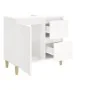 Armario de baño madera contrachapada blanco 65x33x60 cm by , bathroom vanities - Ref: Foro24-819822, Price: 86,60 €, Discount: %