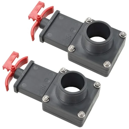 Válvula para piscina 2 unidades 1,5" by , Pool and spa accessories - Ref: Foro24-91745, Price: 25,85 €, Discount: %