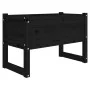 Jardinera madera maciza de pino negro 78x40x52 cm de , Maceteros y jardineras - Ref: Foro24-822121, Precio: 74,72 €, Descuent...