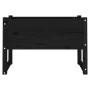 Jardinera madera maciza de pino negro 78x40x52 cm de , Maceteros y jardineras - Ref: Foro24-822121, Precio: 74,72 €, Descuent...