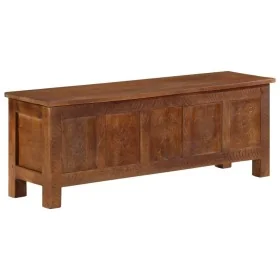 Caja de almacenamiento madera de mango maciza 110x30x40 cm by , Storage trunks - Ref: Foro24-328310, Price: 244,19 €, Discoun...